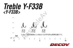 DECOY Y-F33B Treble üçlü iğne