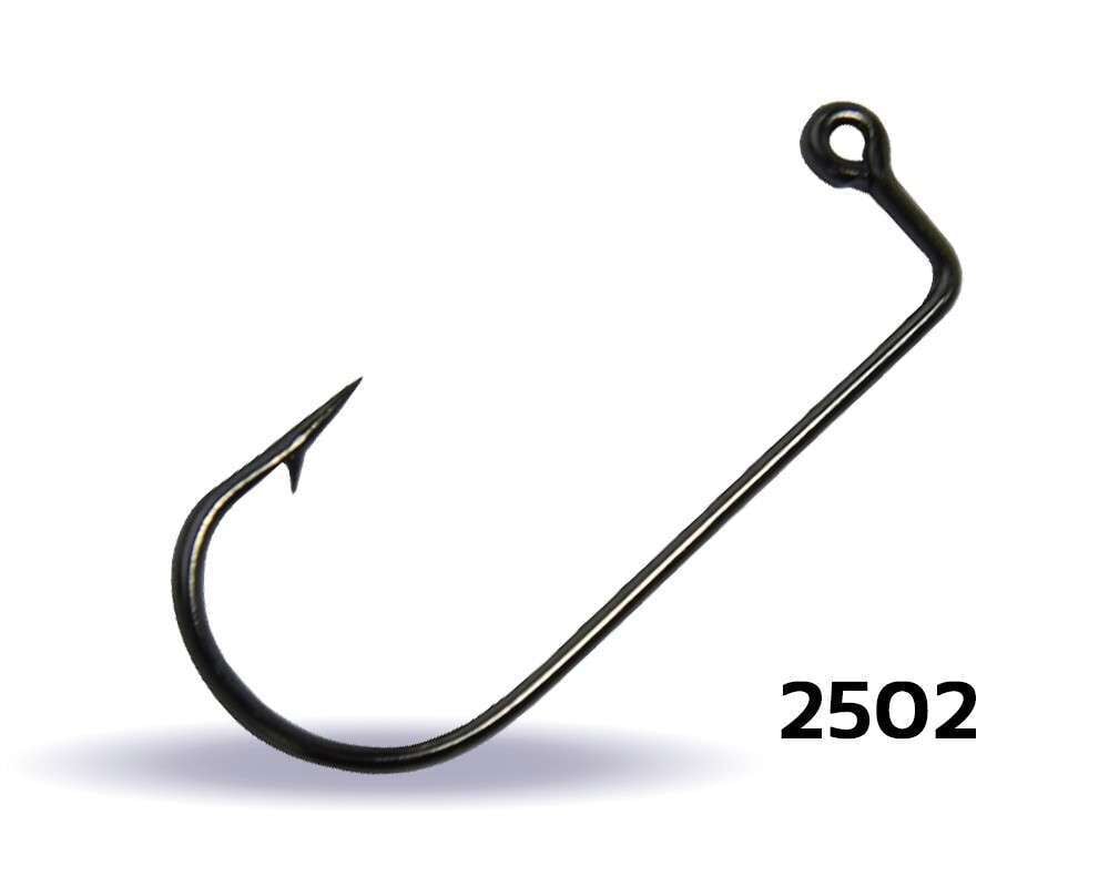 Youvella 2502 Jig Head İğnesi Delikli Uzun 100lü Kutu Black Nikel