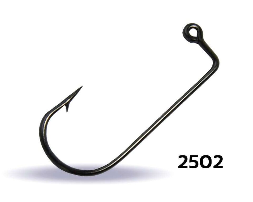 Youvella 2502 Jig Head İğnesi Delikli Uzun 100lü Kutu Black Nikel