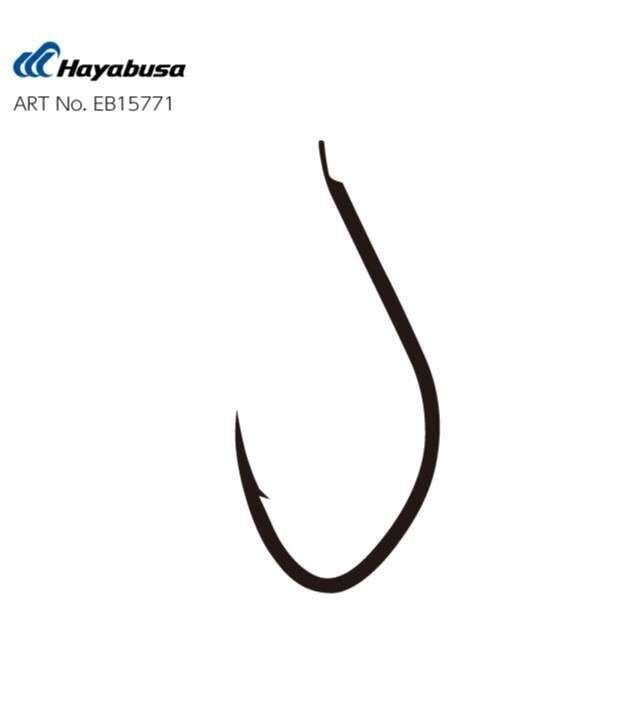 Hayabusa HKAJ 157 Kısa Pala Dövme Olta İğnesi 15li Paket Black Nikel