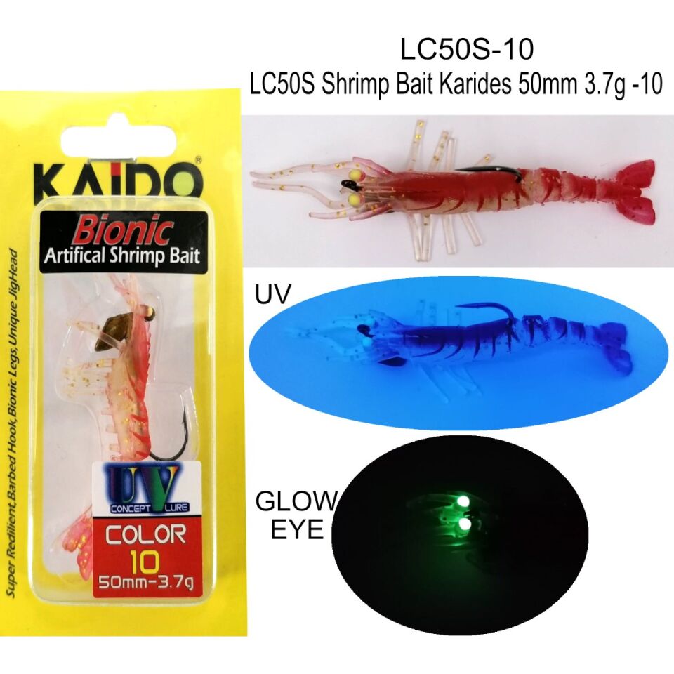 LC50S Shrimp Bait Karides 50mm 3.7gr 10
