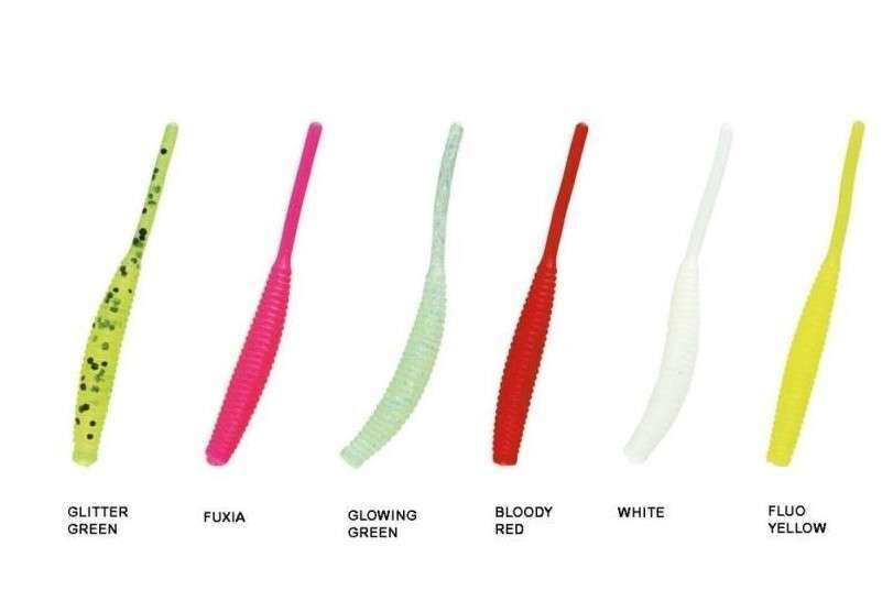 Nomura NM71600705 Long Tail 5cm Aromalı LRF Silikon Yem 12li Set