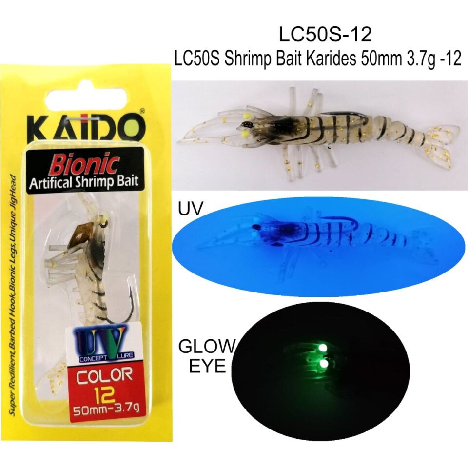 LC50S Shrimp Bait Karides 50mm 3.7gr 12