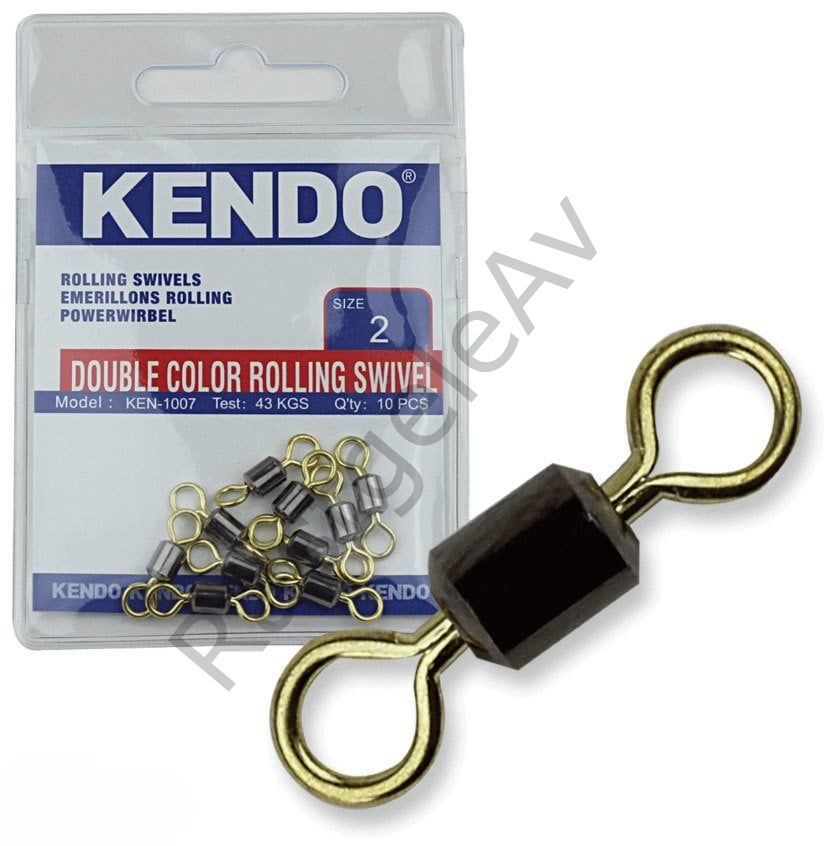 Kendo Double Color Rollıng Swivel 10 Adet (Fırdöndü)