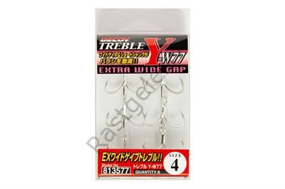 DECOY Y-W77 Curve Treble Geniş Tutuşlu Üçlü Kanca