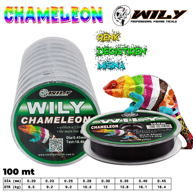 Wily Chameleon Misina 100 mt Devamlı