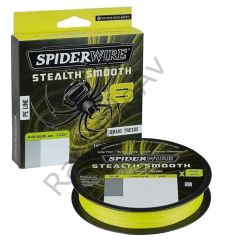 SpiderWire Stealth Smooth x8 Pe Braid 300m Hi-Vis Yellow Örgü İp 0.13mm