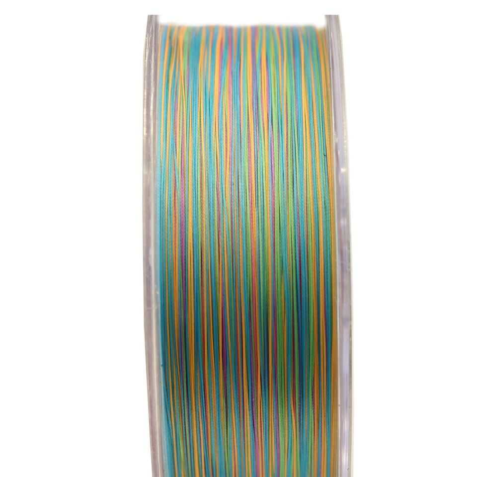 Captain Light Jigging 12X Ultra PE 12 Örgü Jig İpi 300mt Multi Color