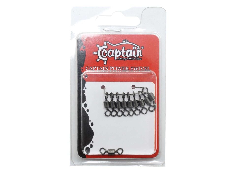 Captain 5009 Fırdöndü Rolling 10lu Paket Black Nickel
