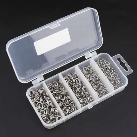 Captain 5164 Kaşık Halkası 500lü Mix Kutu Nikel