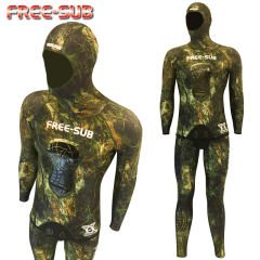 Free-Sub Kapadokya Desen Yamamoto Kumaş Serbest Dalış elbisesi 3mm