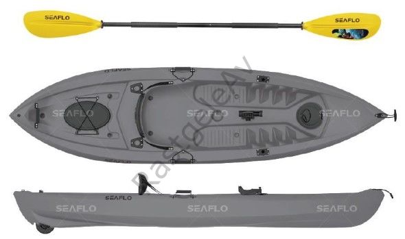 Seaflo SF-1007 Tek Kişilik Balıkçı Kano Gri