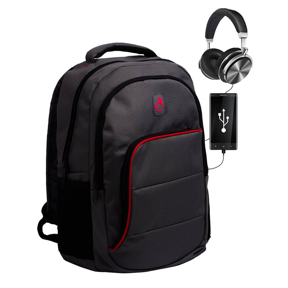 Albastar ProTech 3 Akıllı Sırt Çantası - Smart Bag SİYAH