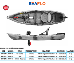 Seaflo Tek Kişilik Pedallı Balıkçı Kano