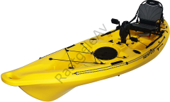 Seaflo Mako 12 Pedallı Tek Kişilik Balıkçı Kano Sarı
