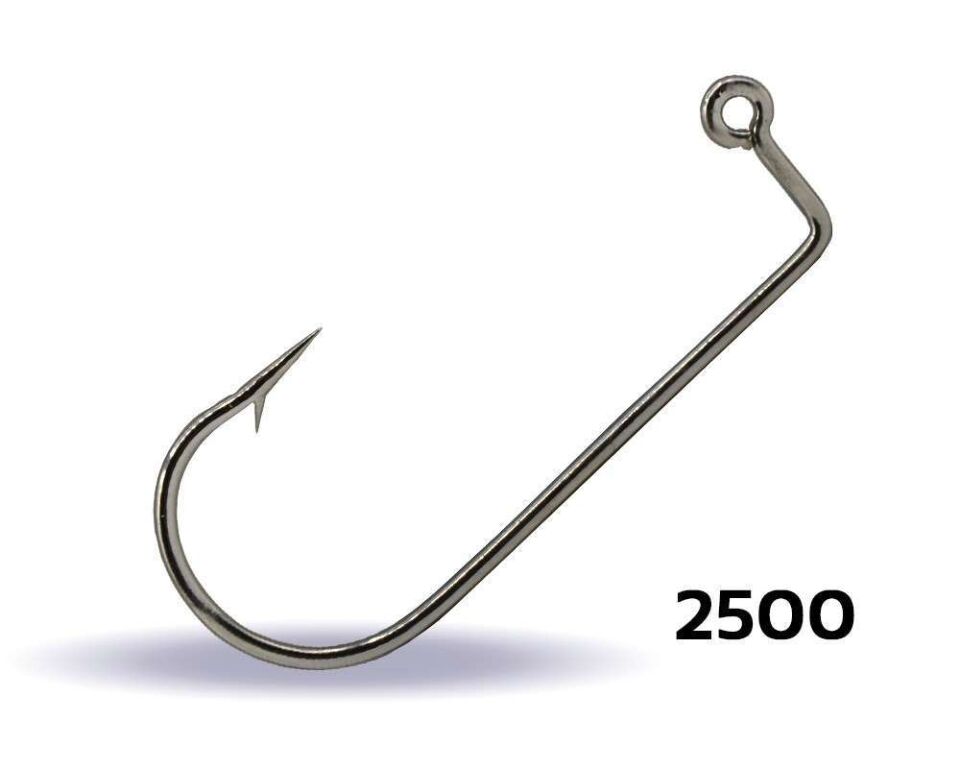 Youvella 2500 Jig Head İğnesi Delikli Uzun 100lü Kutu Nikel Standart - 4-0