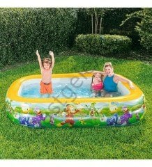 Bestway 91008 Büyük Boy Şişme Aile Havuzu Disney 262x175x51 cm
