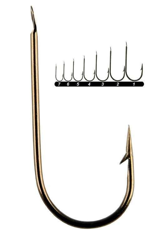 Youvella 1565 Kısa Pala Palet Yem İğnesi 100lü Kutu Bronz