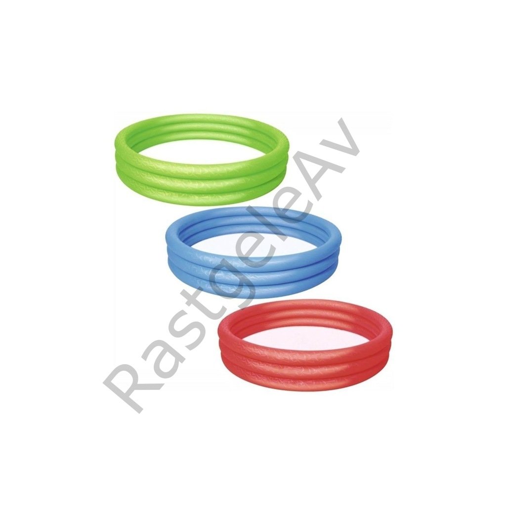 Bestway 51027 3 Halka Renkli Jumbo Şişme Havuz