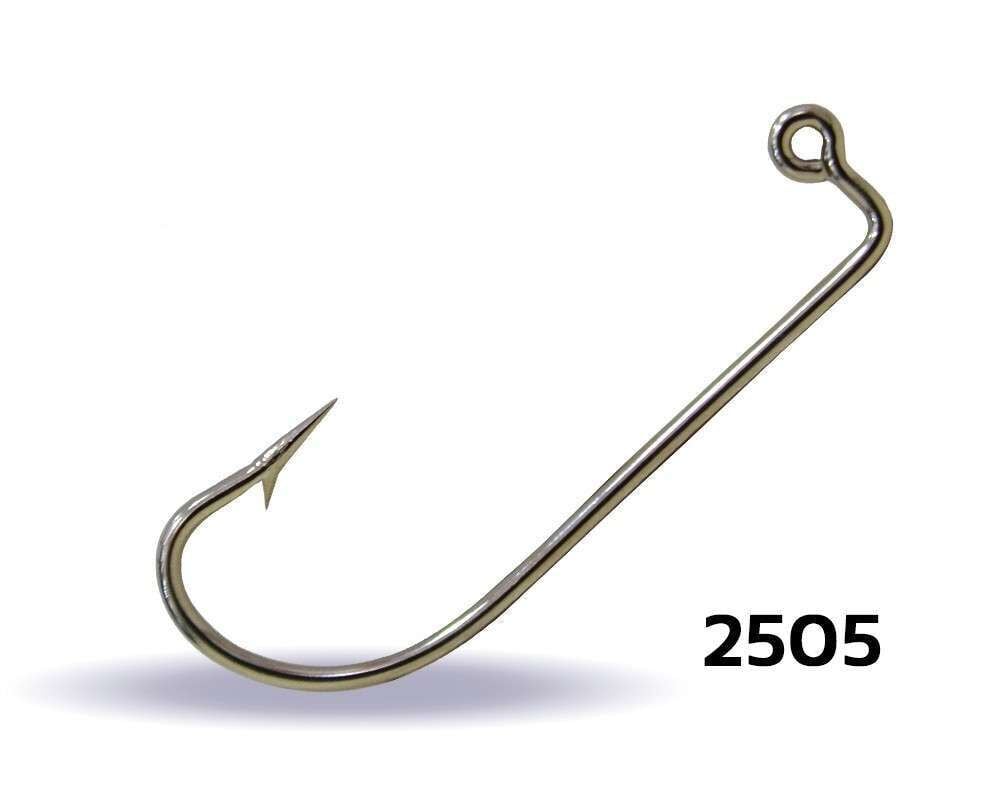 Youvella 2505 Jig Head İğnesi Dövme Delikli Uzun 100lü Kutu Nikel