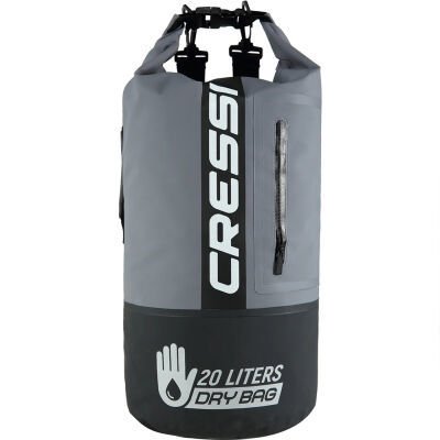 Cressi Premium Dry Bag BLACK - GREY - 20L
