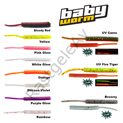 Fujin Baby Worm 5.2 cm Floating LRF Silikonu
