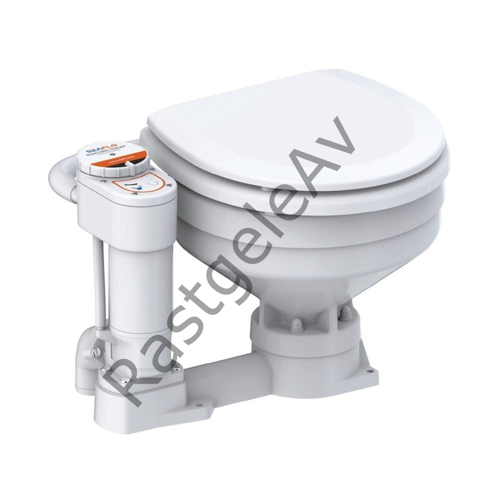 Seaflo Elektrikli Tuvalet Yandan Motorlu Büyük Taş