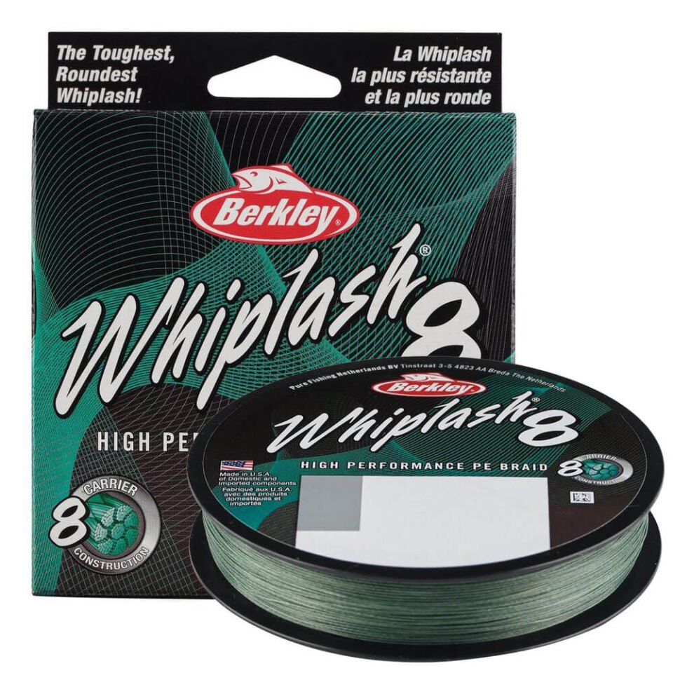 Berkley Whiplash 8 Braid İp Misina MOSS GREEN - 0.28MM - 270MT - 47.1KG