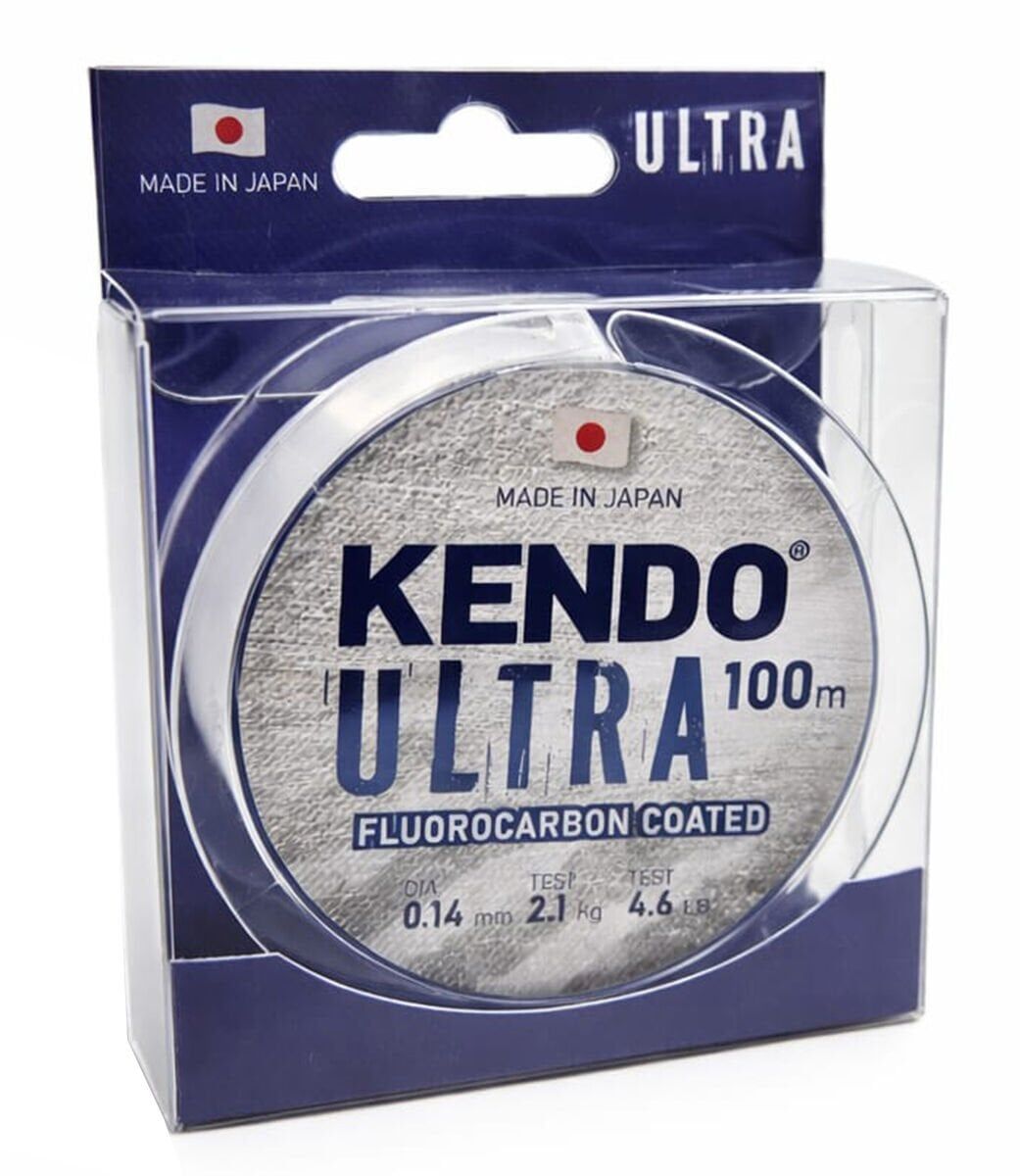 Kendo Ultra Fluorocarbon Coated 100m White Misina 0.22mm