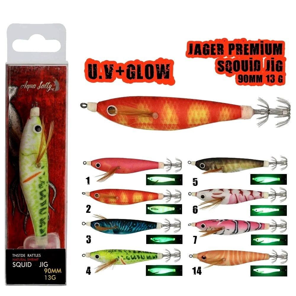 Jager Squid Jig Kalamar Zokası 90mm 13Gr