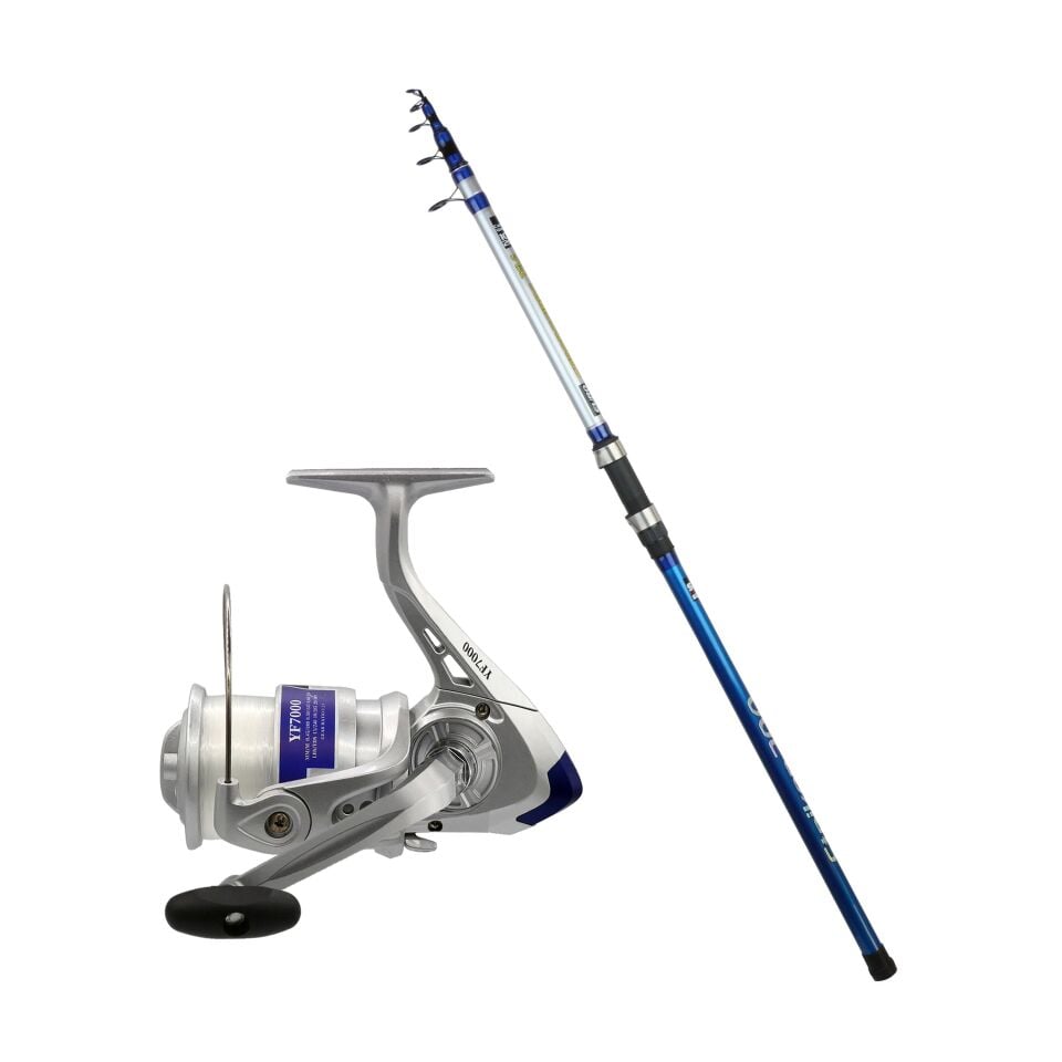 Eurofish Striker 420 100-200 g + YF7000 Blue Olta Seti