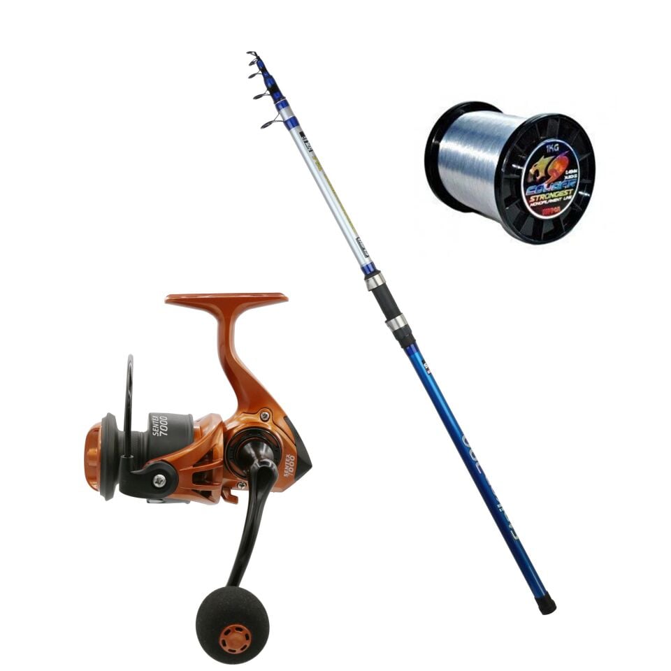 Eurofish Striker 420 100-200 gr + Eurofish Sentex 7000 Brown Olta Seti