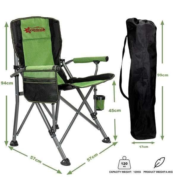 Captain Kamp Sandalyesi İthal Pro Katlanır Bardaklı Koltuk