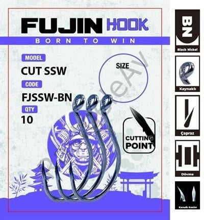 Fujin Cut SSW Delikli Kaynaklı Çapraz Octopus Kancası