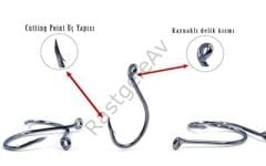 Fujin Cut SSW Delikli Kaynaklı Çapraz Octopus Kancası