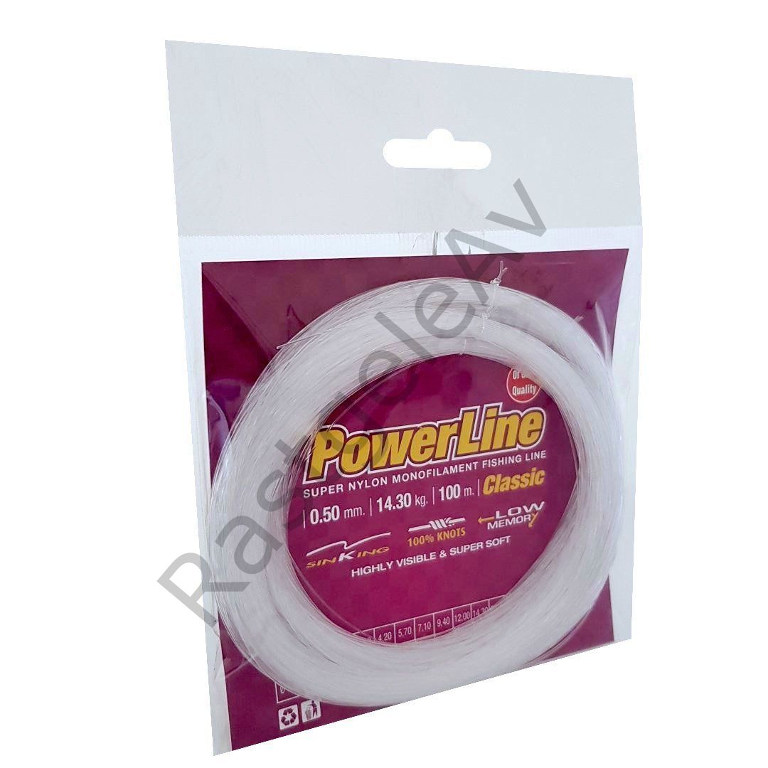 Powerline Classıc 100 mt Poşet Misina Beyaz 0,40 mm