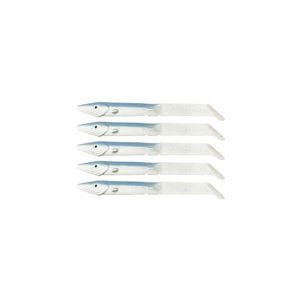 Captain 3598 Elegant 10cm Silikon Zargana 5li Paket Suni Yem 18