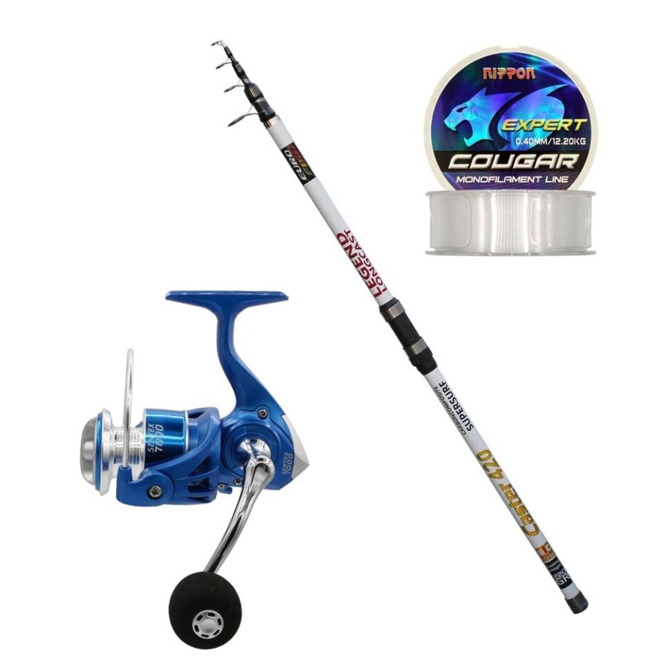 Eurofish Caster 420 100-220 GR + Eurofish Sentex 7000 Blue Olta Seti