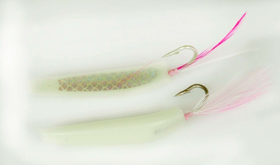 Captain 3625 Feather Jig 5cm Silikon Suni Yem 2li Paket GLOW