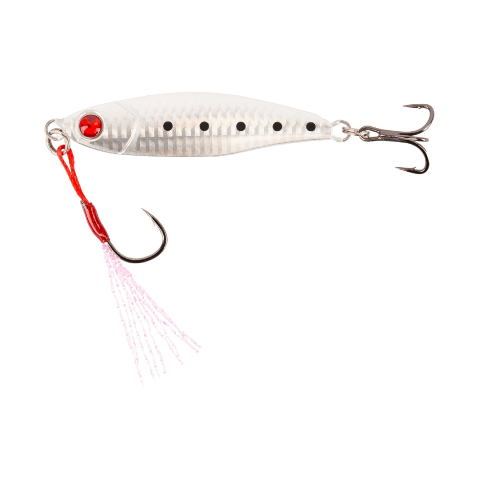 Mustad Mezashi Micro Casting Jig SILVER GLOW - 70MM - 10G