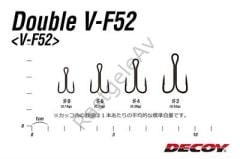 Decoy V-F52 Double Hook İkili Maket Balık İğnesi