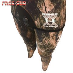 Free-Sub SAROS Desen Yamamoto Kumaş Serbest Dalış Elbisesi 7mm