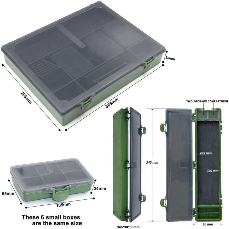 Captain 7122 Carp Box 8li Set 36x30x55cm