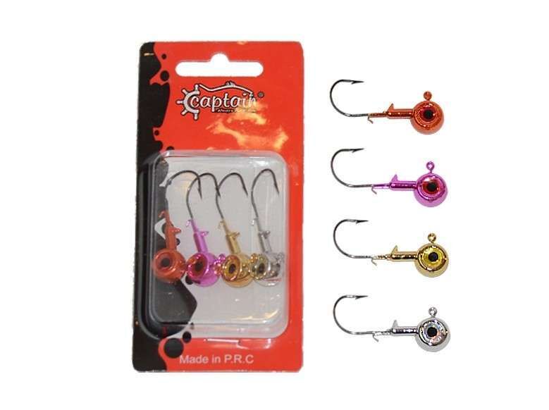 Captain 6415 Jig Head Angel Kiss 4lü Set 3D Melek Gözlü Jig Head Standart - 7 GR