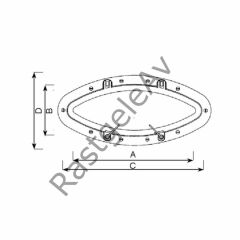 Seaflo Plastik Lumboz Çap:26 Cm Siyah