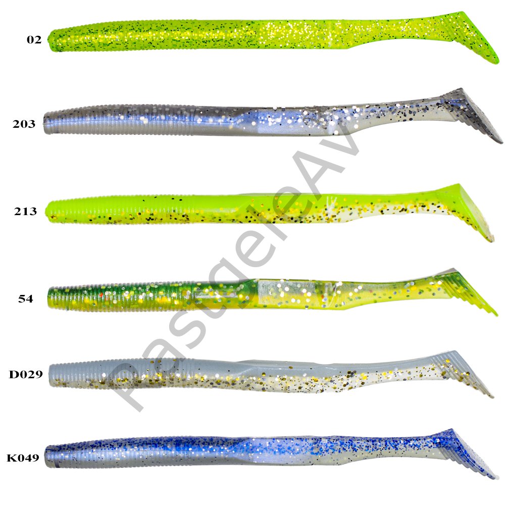 Remixon Wolf Tail Shad 12.5cm (5 Adet)