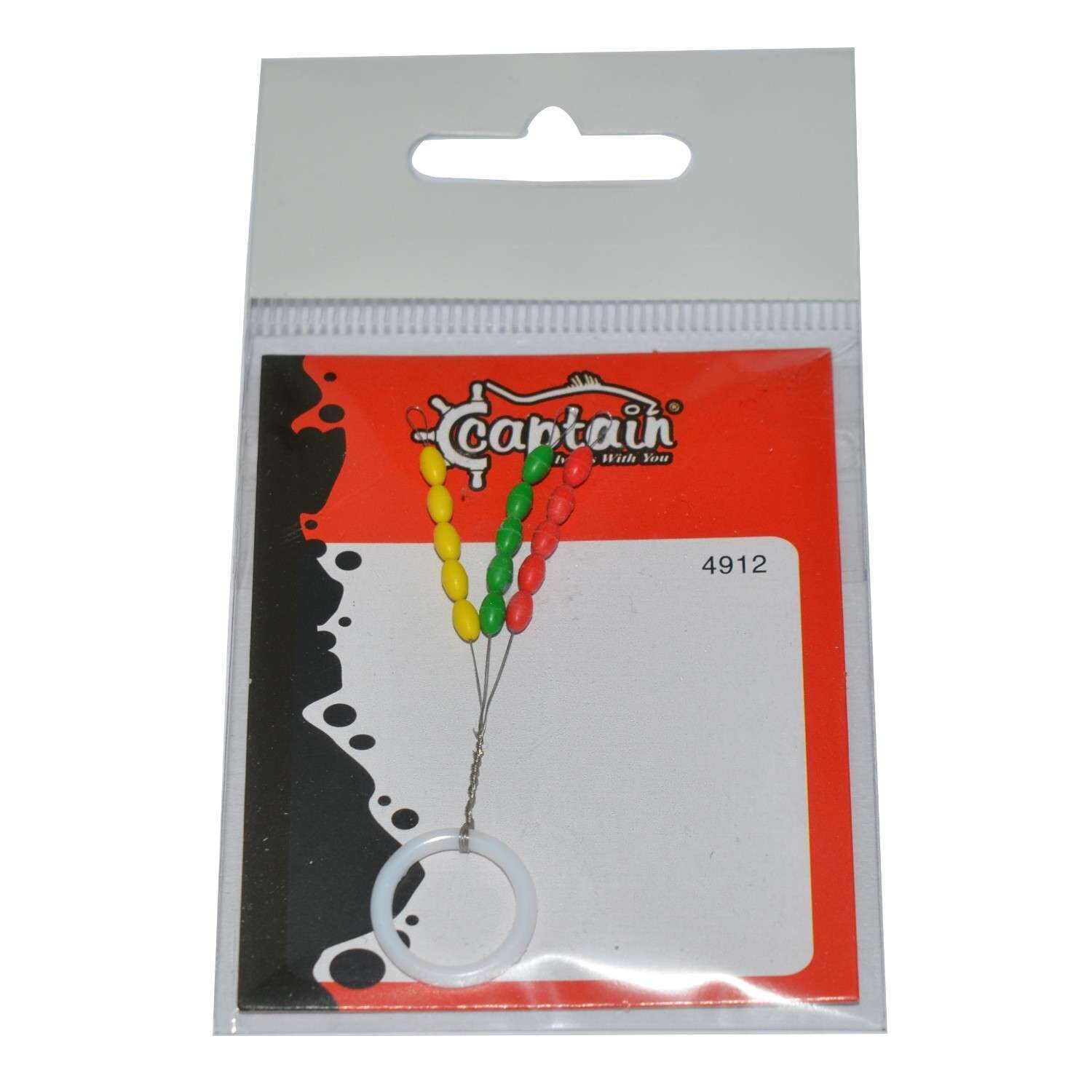 Captain 4912 Stoper 3x5li Paket Renkli Silikon Stopper Standart - L