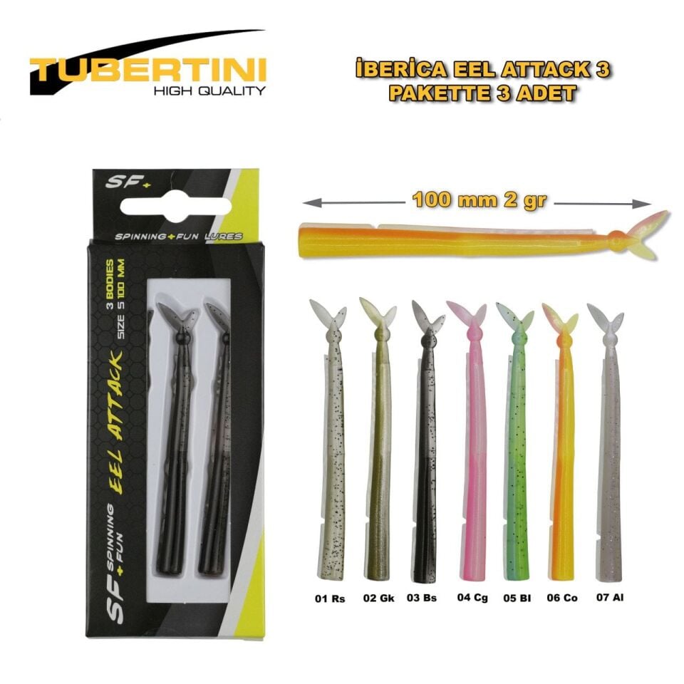 İberica Eel Attack 3 100mm No: