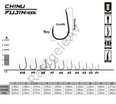 Fujin Chinu Çapraz Deliksiz Olta Kancası