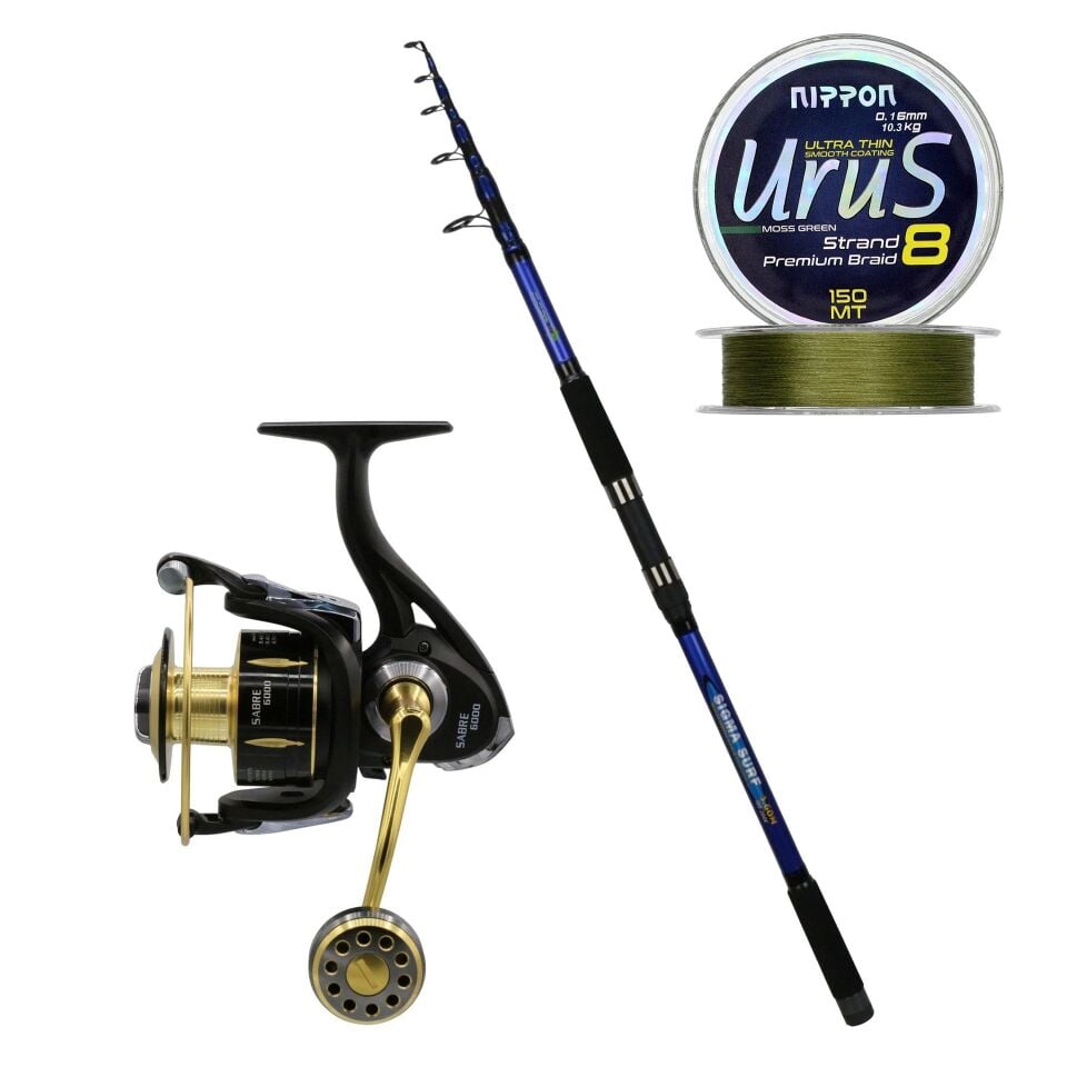 Eurofish Sigma 420 100-200 gr + Eurofish Sabre 6000 Olta Seti